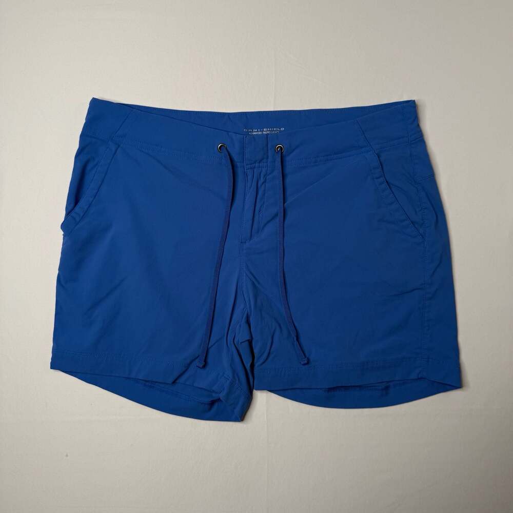Columbia Sportswear Company Omni-Shield Advanced Repellency Blue Shorts Size 12